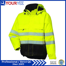 Affordable Hi Vis Rain Jacket with 3m Reflective Tape (YFS114)